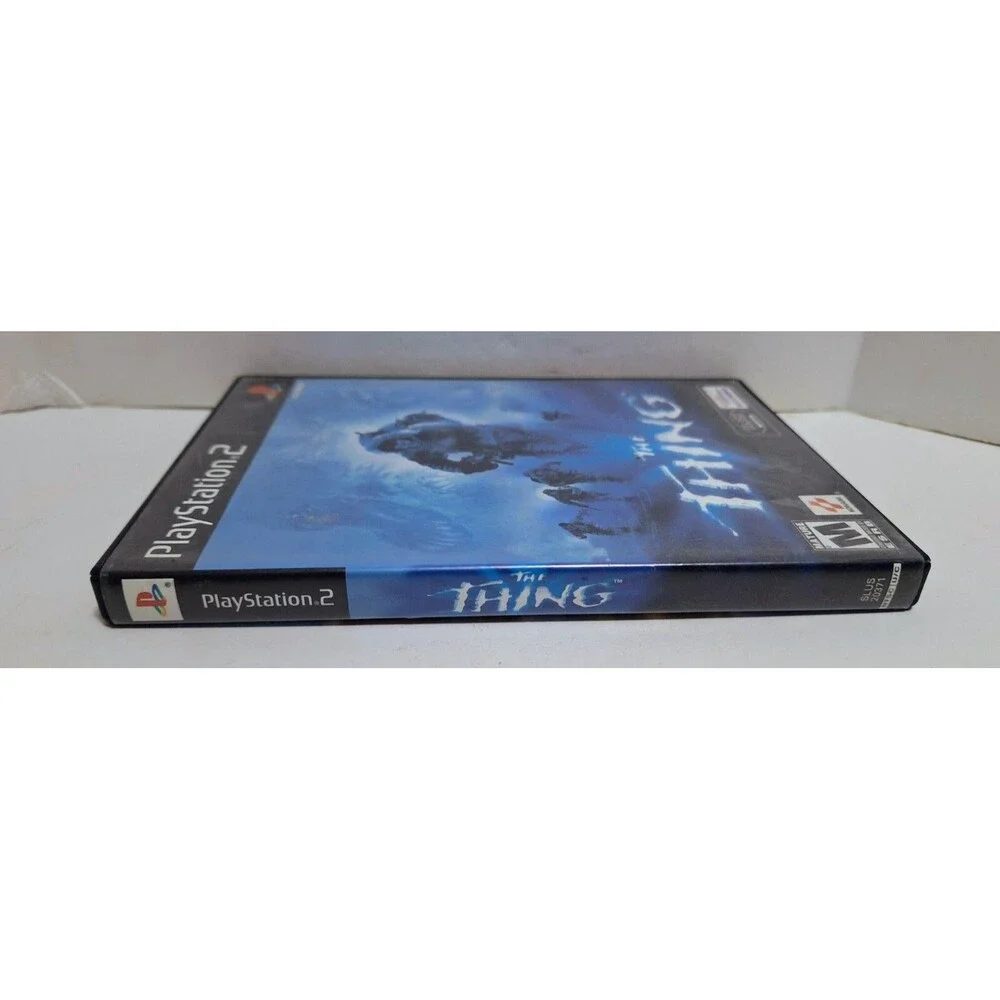 2002 SONY PLAYSTATON 2 PS2 KONAMI THE THING BLACK LABEL CIB COMPLETE IN BOX
